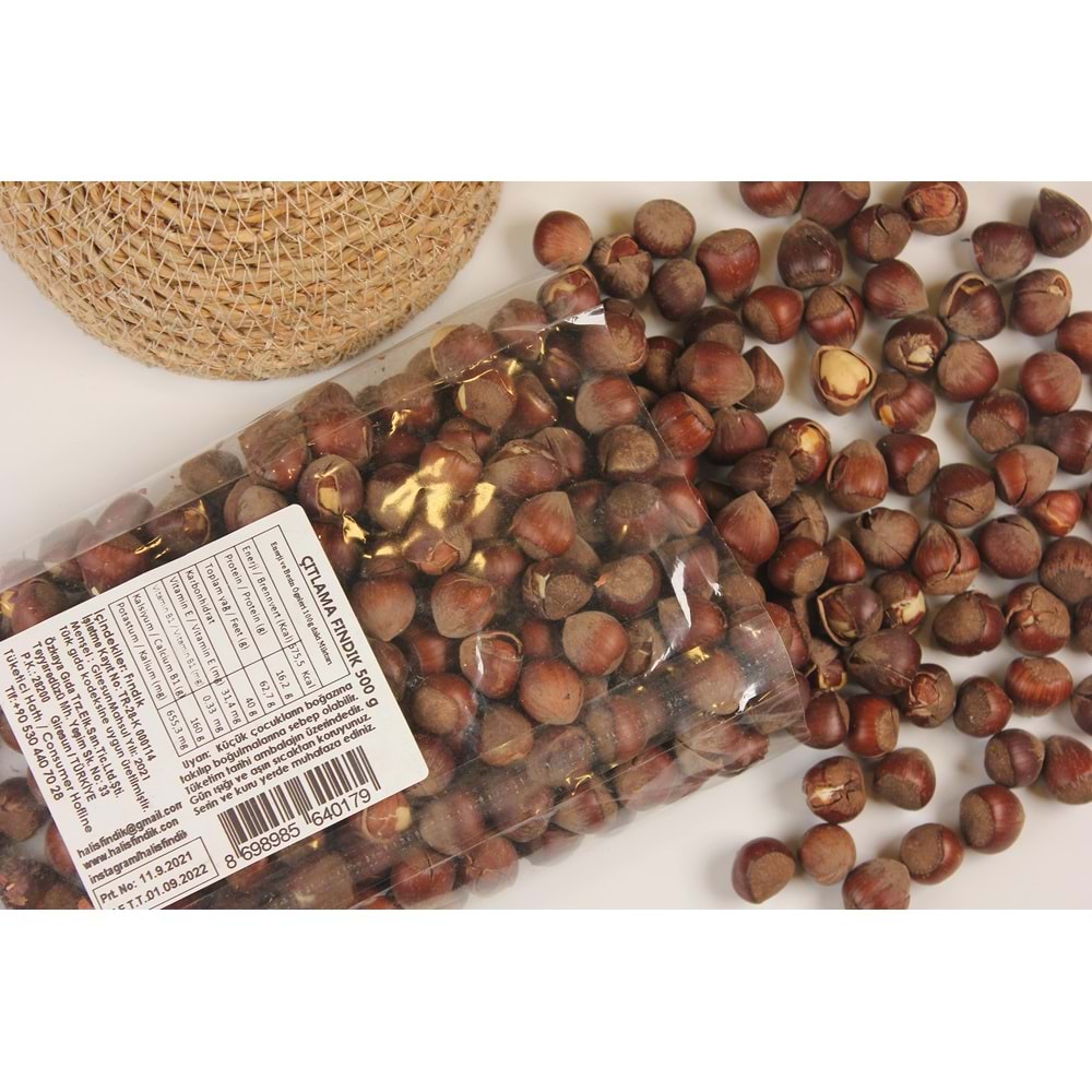 Sade Çıtlama Fındık 500 Gr