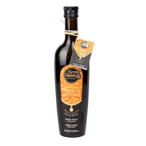 Arbequina Erken Hasat Soğuk Sıkım Zeytinyağı 500 ml