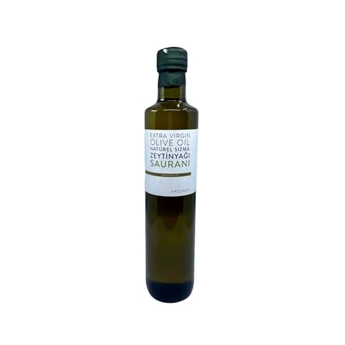 Naturel Sızma Zeytinyağı Soğuk Sıkım 500 ml Cam Şişe